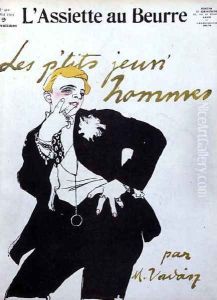 Little Young Gentlemen, illustration from LAssiette au Beurre, 1909