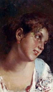 Portrait Of A Young Girl by Irolli Vincenzo