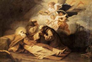The Death of St Anthony the Hermit by Antonio Viladomat Y Manalt