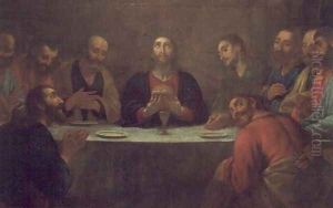 The Last Supper by Antonio Viladomat Y Manalt