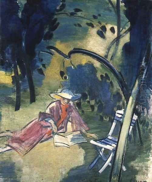 Woman in the Garden - view 1