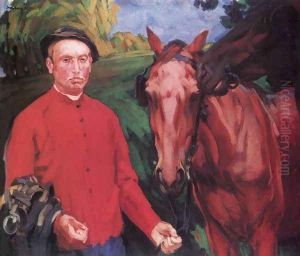 Young Man of Somogy with Horses 1904