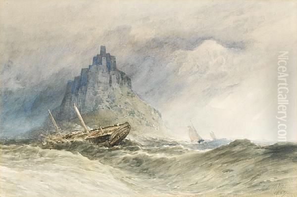Ships On A Stormy Sea - view 1