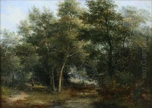 View Near Haddon Hall, Derbyshire by John Callow