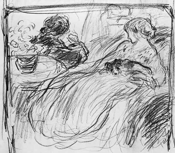 Two Women at a Table c. 1904 - view 1