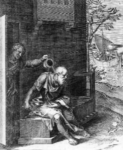 Xantippe Dousing Socrates 1607 by Otto van Veen