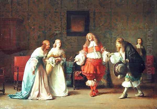 Mascarille Presenting Jodelet to Cathos and Madelon, 1865 - view 1