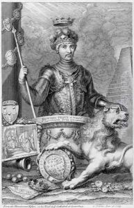 Edward The Black Prince 1330-76 after the monumental effigy in Canterbury Cathedral, engraved by the artist