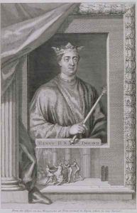 Henry II 1133-89 King of England from 1154, from the effigy on his monument at Fontevrault in Anjou, engraved by the artist