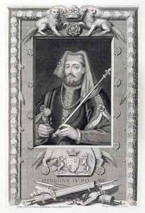 Henry IV 1367-1413 King of England from 1399, after a painting in Hampton Court, engraved by the artist