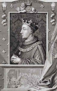Henry V 1387-1422, after a painting in Kensington Palace