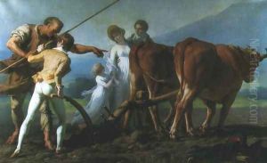 Ploughing Lesson by Francois-Andre Vincent