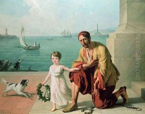 An Allegory representing the freeing of French and Italian prisoners, 1806 by Francois-Andre Vincent