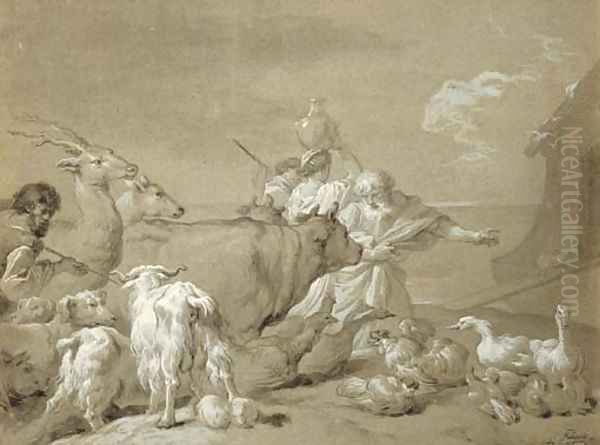 Noah entering the Ark - view 1