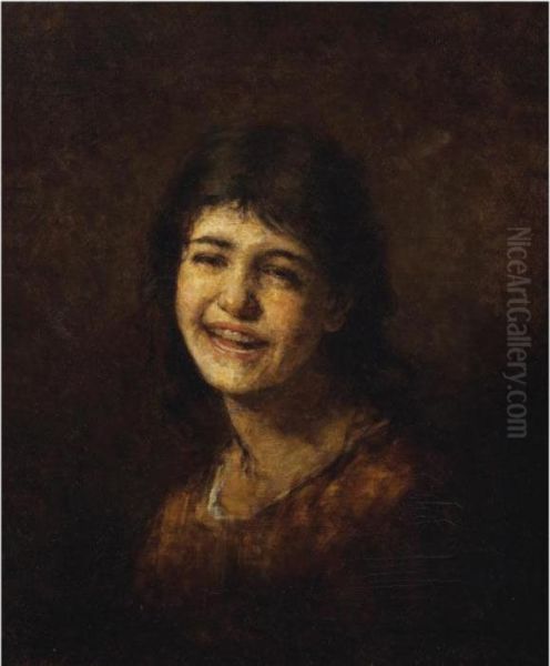 Girl Laughing - view 1