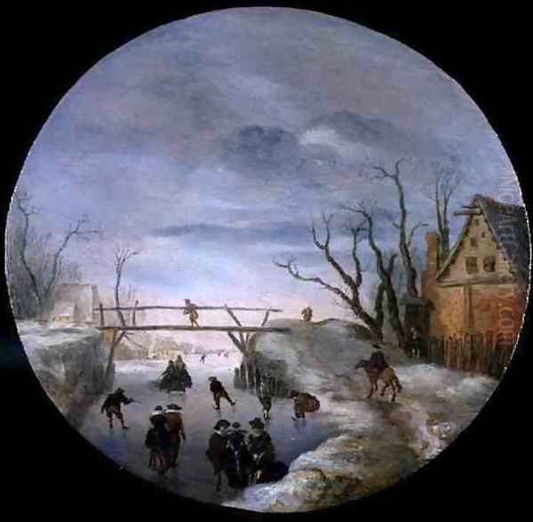 A Frozen River Landscape - view 1