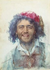 The Laughing Gypsy by Alexei Alexeivich Harlamoff