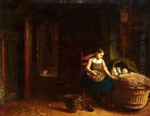 By The Cradle by Hendrik Valkenburg