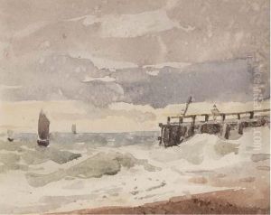 View Of The Shore At Southwold, Suffolk