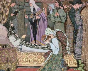 Deathbed of the Grand Duke Dmitry of Don 1350-89, c.1910