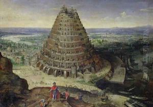 The Tower of Babel, 1594 by Lucas van Valckenborch