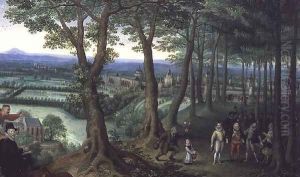 Archduke Matthias with his Retinue by Lucas van Valckenborch
