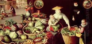 Vegetable Market by Lucas van Valckenborch