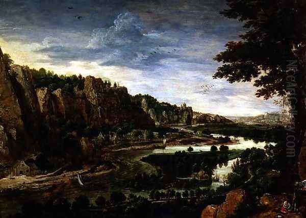 An Extensive River landscape - view 1