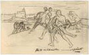 Rape Of The Sabines by Lovis (Franz Heinrich Louis) Corinth