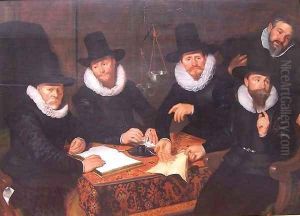 The Regent of Groot Kramergild by Werner Jacobsz. van den Valckert