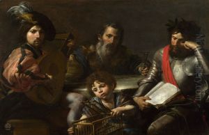 The Four Ages of Man 1627-30 by Jean de Boulogne Valentin