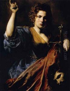 Judith 1626-28 by Jean de Boulogne Valentin