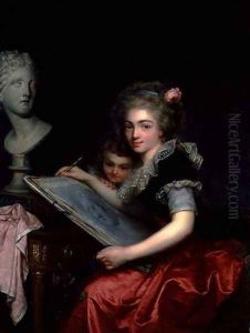 Allegory of Drawing, 1788 by Antoine Vestier