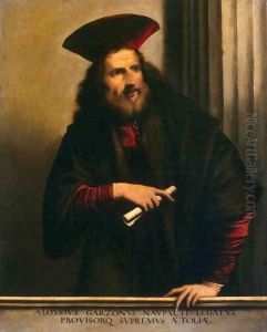 Portrait of Aloysio Garzoni by Pietro della Vecchia