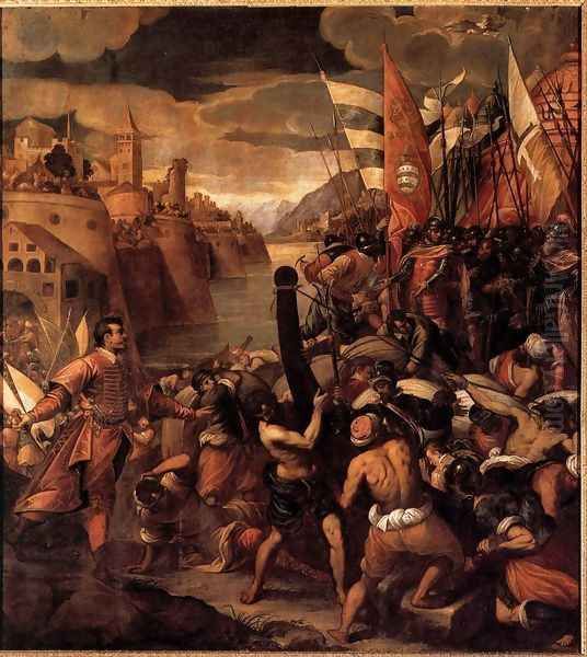 Conquest of Tyre c 1590 - view 1
