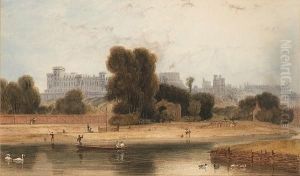 Windsor Castle From The Playground, Eton