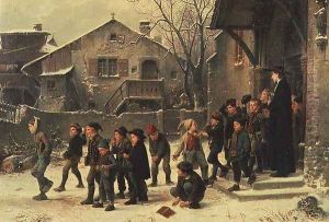 After Class by Marc Louis Benjamin Vautier