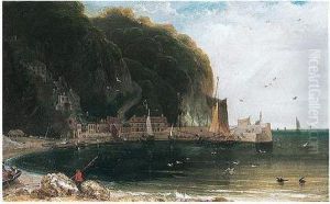 View Of Clovelly, North Devon