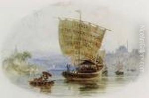 A Capriccio View Of The Ganges At Srinagar