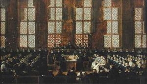 The Appeal of the Dissident Bishops at the Sorbonne, 5th March 1717 by Nicolas Vleughels