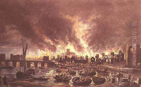 The Great Fire of London, 1666 - view 1