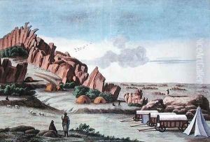 Klaas Baster Camp, from Voyages de M. le Vaillant dans l'Interieur de l'Afrique par le Cap de Bonne Esperance 1780-85, engraved by Hulk, published 1790 by Vaillant, Francois Le
