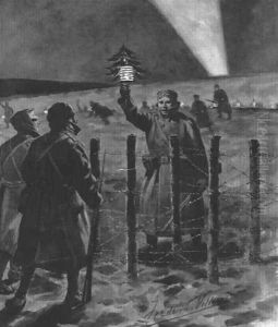 The Christmas Day Truce of 1914, published 1915 by Villiers, Frederic