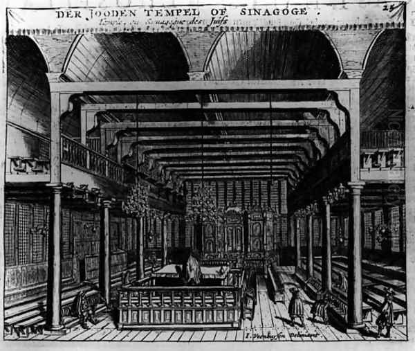 Interior of a Jewish Synagogue - view 1