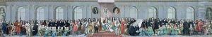 James II 1633-1701 Receiving the Mathematical Scholars of Christs Hospital 2