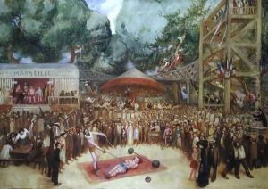 The Fair at Saint-Cloud, c.1920 by Jean Veber