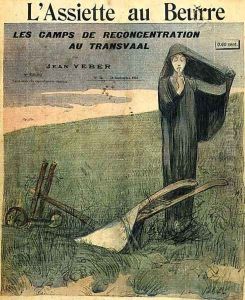 The Concentration Camps in the Transvaal: The Silence, caricature from LAssiette au Beurre, 28th September 1901 by Jean Veber
