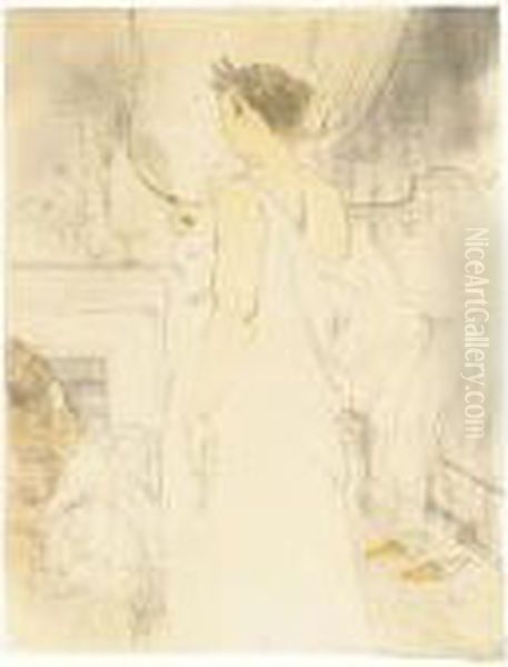 Femme A La Glace, La Glace A Main (d. 185; A. 206; W. 161; Adr. 177) - view 1