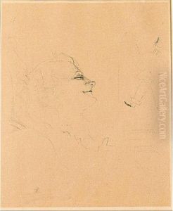 Yvette Guilbert -pessina (wittrock 274) by Henri De Toulouse-Lautrec