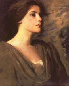 Portrait (Untitled) by Douglas Volk